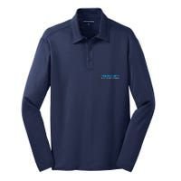 Cybersecurity The Paranoid IT Analyst Programmer Hacker Silk Touch Performance Long Sleeve Polo