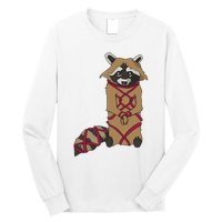 Cute Trash Panda Racoon Shibari Rope Bondage Kawaii Long Sleeve Shirt