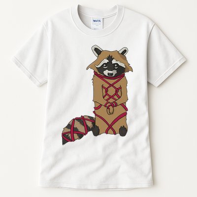 Cute Trash Panda Racoon Shibari Rope Bondage Kawaii Tall T-Shirt