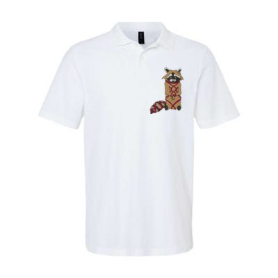 Cute Trash Panda Racoon Shibari Rope Bondage Kawaii Softstyle Adult Sport Polo