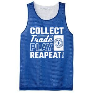 Collect Trade Play Repeat Trading Card Game Meaningful Gift Mesh Reversible Basketball Jersey Tank