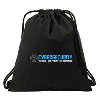 Cybersecurity The Paranoid It Analyst Programmer Hacker Drawstring Bag