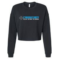 Cybersecurity The Paranoid It Analyst Programmer Hacker Cropped Pullover Crew