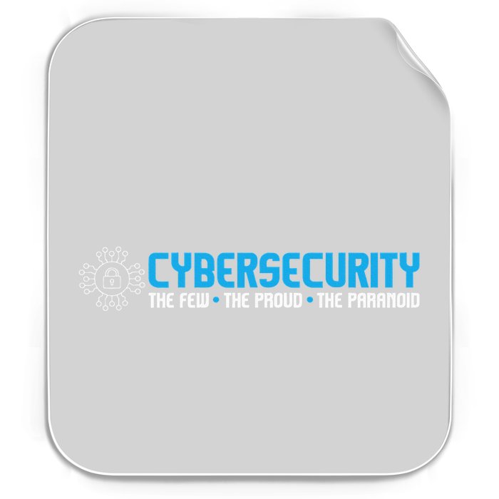 Cybersecurity The Paranoid It Analyst Programmer Hacker Permanent Decal Sticker