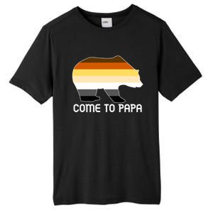 Come To Papa Bear Pride Flag Gift Tall Fusion ChromaSoft Performance T-Shirt