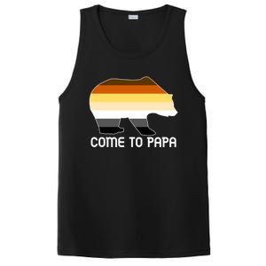 Come To Papa Bear Pride Flag Gift PosiCharge Competitor Tank