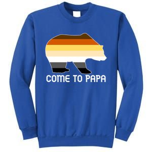 Come To Papa Bear Pride Flag Gift Sweatshirt