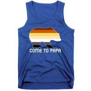 Come To Papa Bear Pride Flag Gift Tank Top