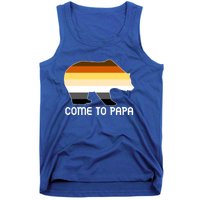 Come To Papa Bear Pride Flag Gift Tank Top