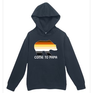 Come To Papa Bear Pride Flag Gift Urban Pullover Hoodie