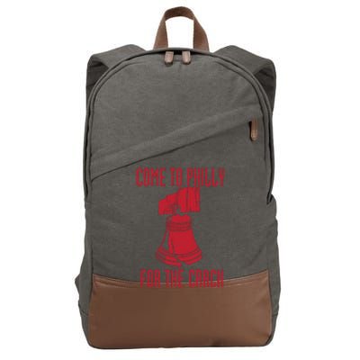 Come To Philly For Crack Cotton Canvas Backpack