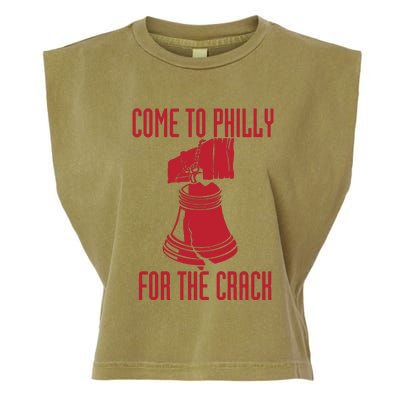 Come To Philly For Crack Garment-Dyed Women's Muscle Tee