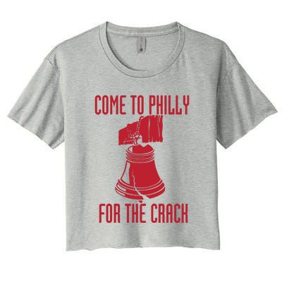 Come To Philly For Crack Women's Crop Top Tee