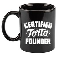 Certified Torta Pounder 11oz C Handle Ceramic Mug