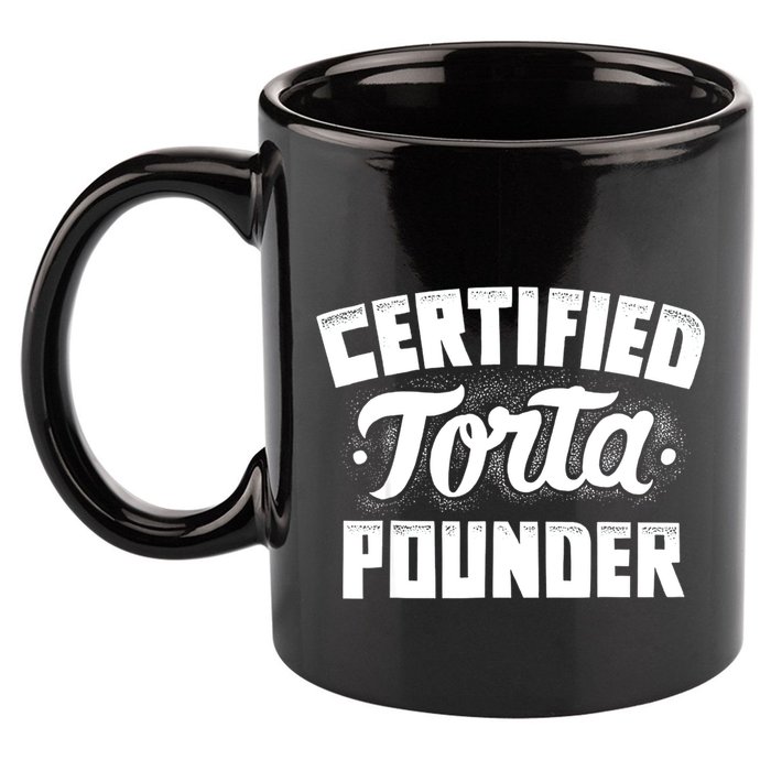 Certified Torta Pounder 11oz C Handle Ceramic Mug