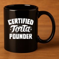 Certified Torta Pounder 11oz C Handle Ceramic Mug