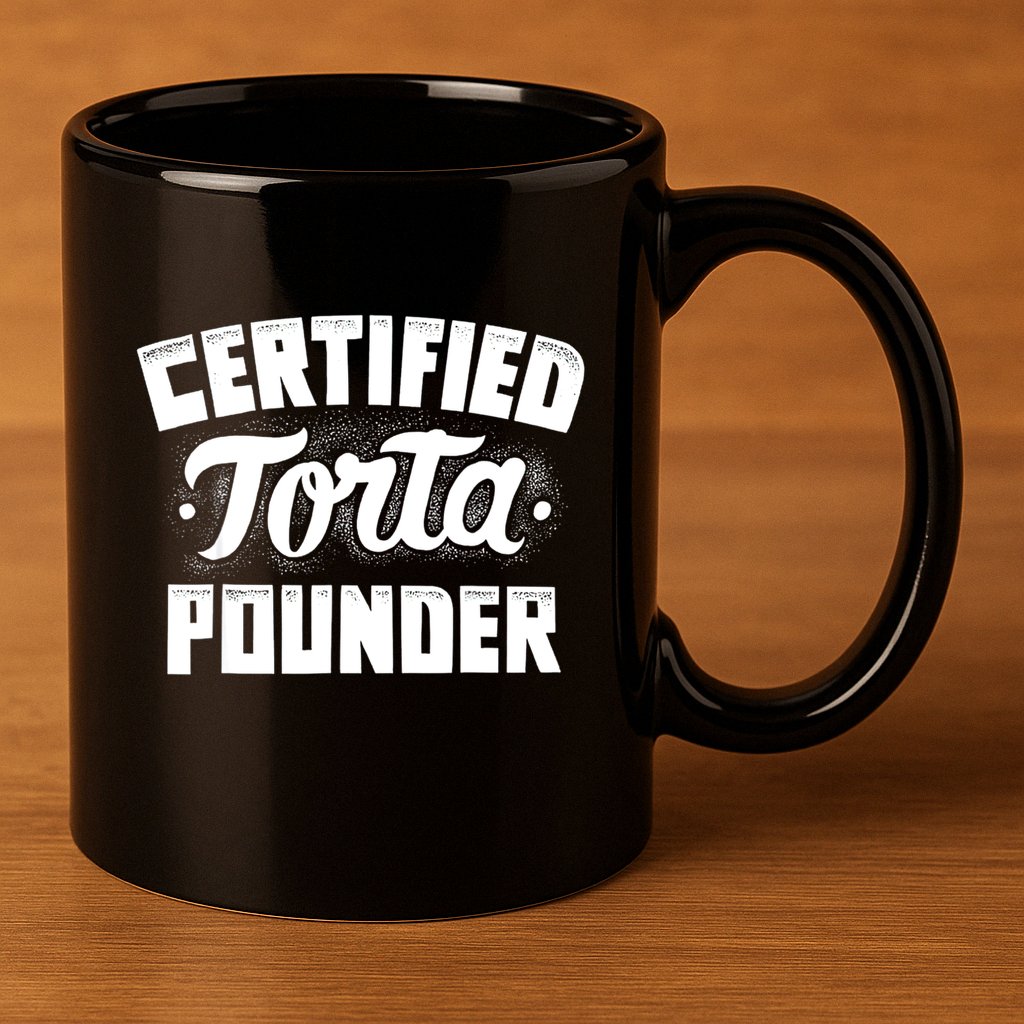 Certified Torta Pounder 11oz C Handle Ceramic Mug
