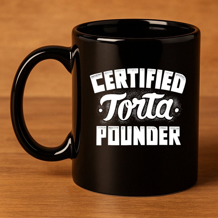 Certified Torta Pounder 11oz C Handle Ceramic Mug