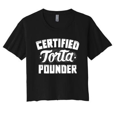 Certified Torta Pounder Women's Crop Top Tee