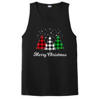 Christmas Tree Plaid Christmas Tree Merry Christmas Tree PosiCharge Competitor Tank