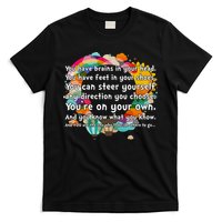 Cute The Places You'll Go Reading Book Fan T-Shirt