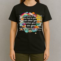 Cute The Places You'll Go Reading Book Fan T-Shirt