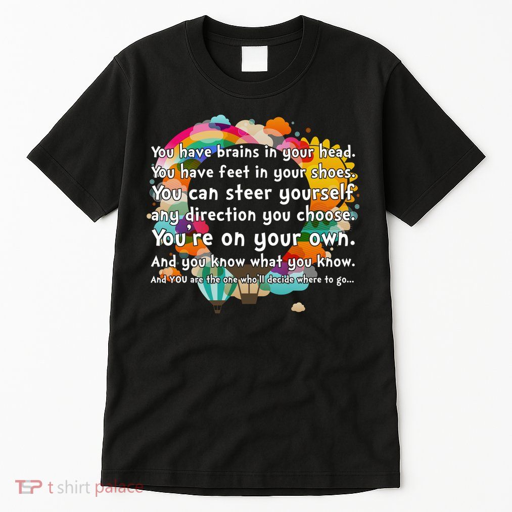 Cute The Places You'll Go Reading Book Fan Tall T-Shirt