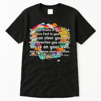 Cute The Places You'll Go Reading Book Fan Tall T-Shirt