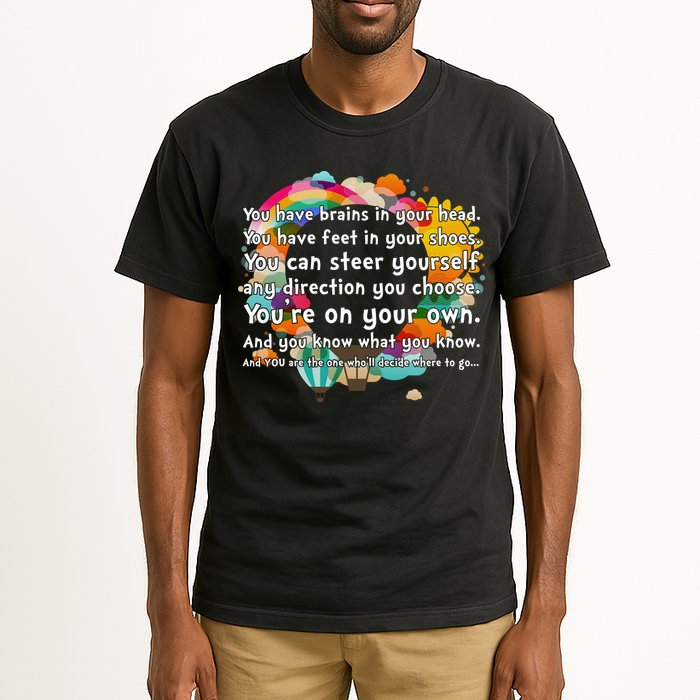 Cute The Places You'll Go Reading Book Fan Tall T-Shirt