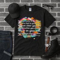 Cute The Places You'll Go Reading Book Fan Tall T-Shirt