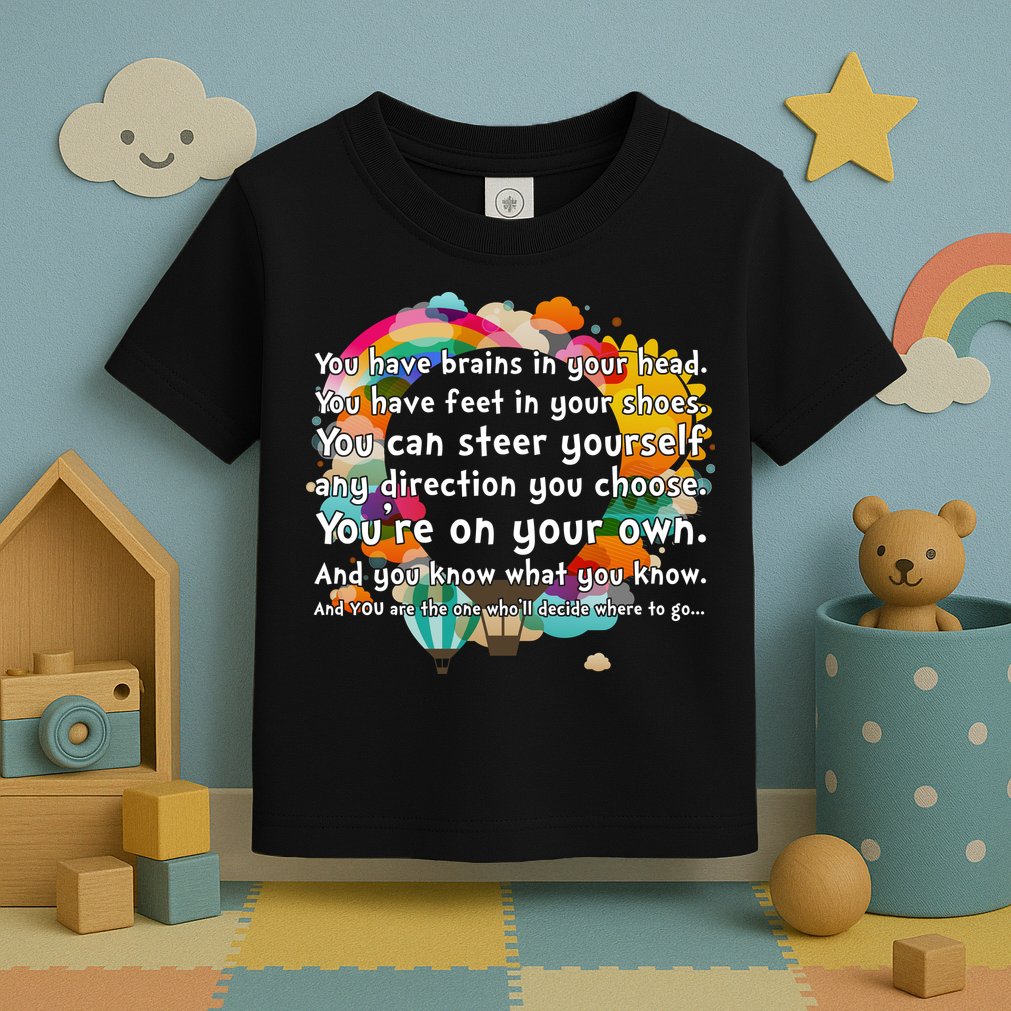 Cute The Places You'll Go Reading Book Fan Toddler T-Shirt