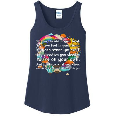 Cute The Places You'll Go Reading Book Fan Ladies Essential Tank