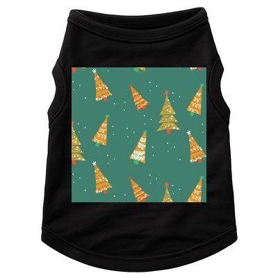 Christmas Trees Pattern Doggie Tank