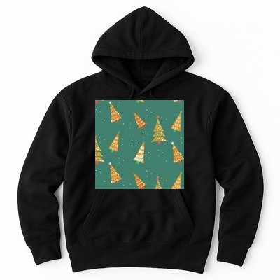 Christmas Trees Pattern Hoodie