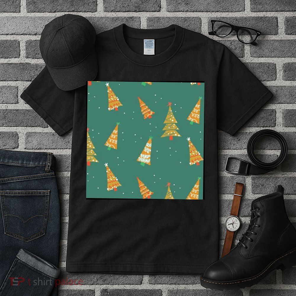 Christmas Trees Pattern Tall T-Shirt