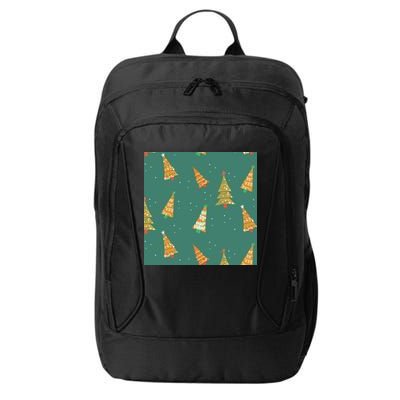 Christmas Trees Pattern City Backpack