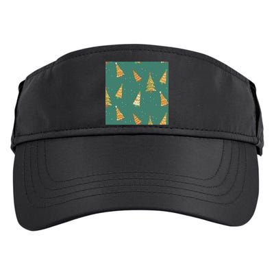 Christmas Trees Pattern Adult Drive Performance Visor