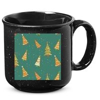 Christmas Trees Pattern 15oz Campfire Ceramic Mug