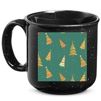 Christmas Trees Pattern 15oz Campfire Ceramic Mug