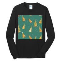 Christmas Trees Pattern Tall Long Sleeve T-Shirt