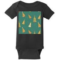 Christmas Trees Pattern Baby Bodysuit