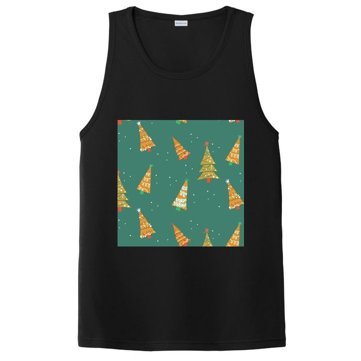 Christmas Trees Pattern PosiCharge Competitor Tank