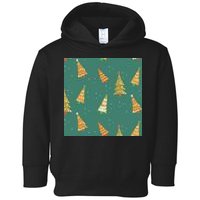 Christmas Trees Pattern Toddler Hoodie