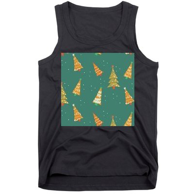 Christmas Trees Pattern Tank Top