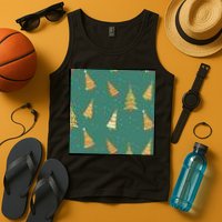 Christmas Trees Pattern Tank Top
