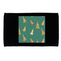 Christmas Trees Pattern Microfiber Hand Towel