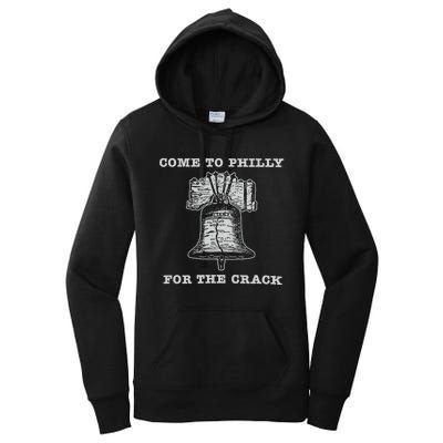 Come To P.H.I.L.L.Y For The Crack Liberty Bell Women's Pullover Hoodie