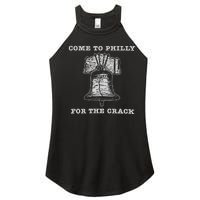 Come To P.H.I.L.L.Y For The Crack Liberty Bell Women's Perfect Tri Rocker Tank