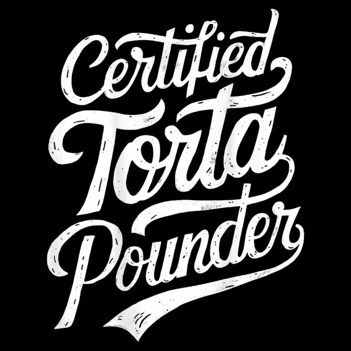 Certified Torta Pounder Funny Torta Pounder On Back Drawstring Bag