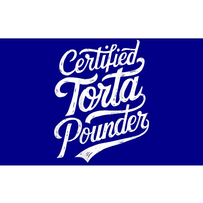 Certified Torta Pounder Funny Torta Pounder On Back Bumper Sticker